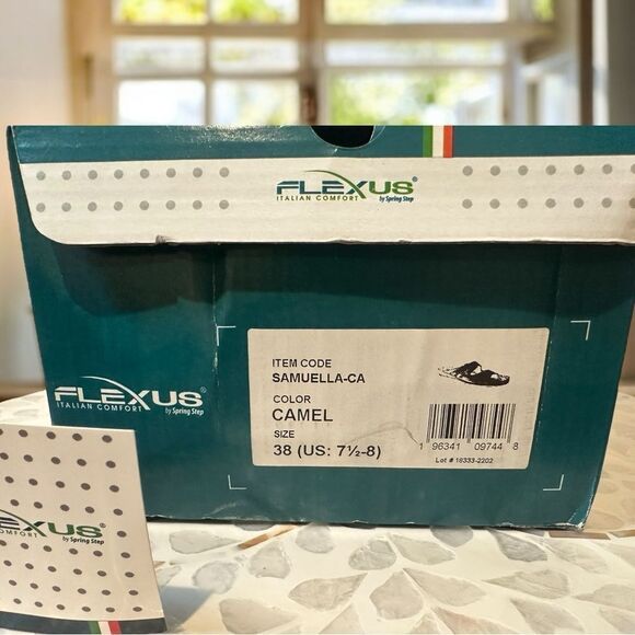 Flexus by Spring Step Samuella Supportive 2 Strap Sandal Slide Mule Size EU 38 - Picture 9 of 15